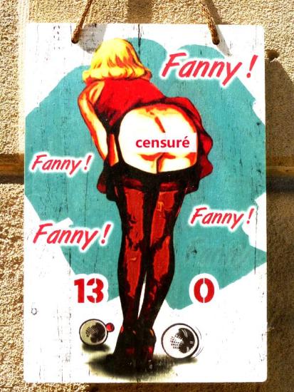 la plaque en bois Fanny