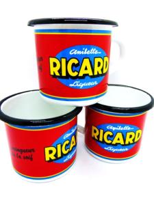 mug ricard émaillé