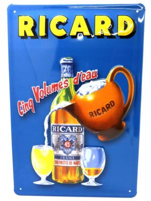 la plaque métal Ricard